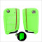 Silikon Schutzhülle / Cover passend für Volkswagen, Audi, Skoda, Seat Autoschlüssel V3 grün (illuminierend)