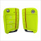 Silikon Schutzhülle / Cover passend für Volkswagen, Audi, Skoda, Seat Autoschlüssel V3 grün