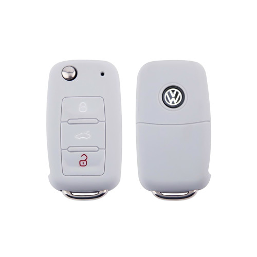 Cover Guscio / Copri-chiave silicone compatibile con Volkswagen, Skoda, Seat V2