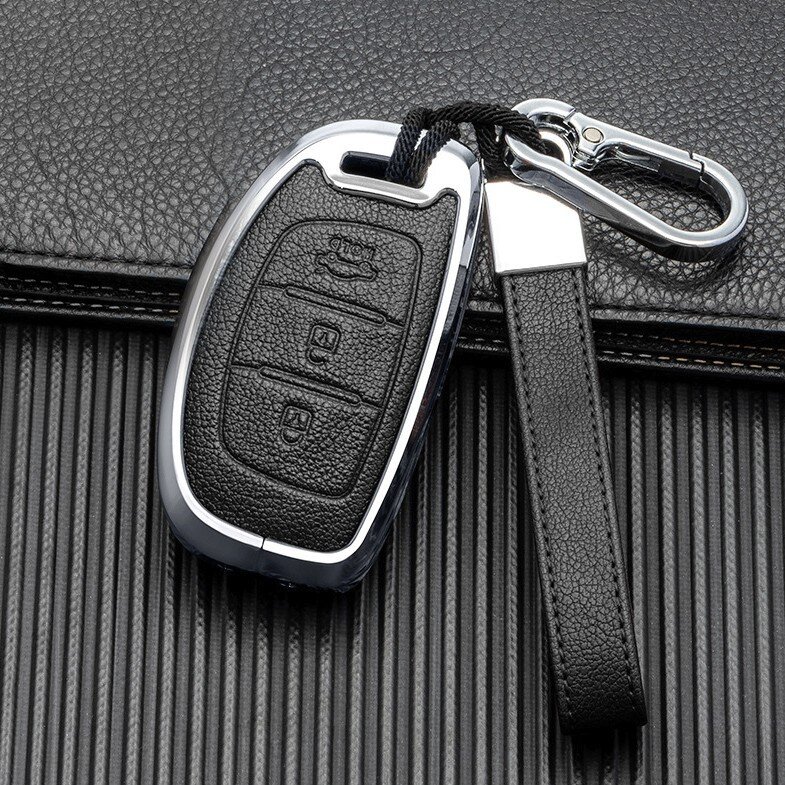 Custodia in pelle per chiavi auto Honda (tipo D2) | Carocase Premium Custodia copri-chiave protezione telecomando auto