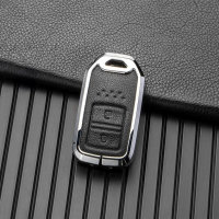 Coque de clé de voiture compatible avec Honda clés inkl. Schlüsselanhänger (HEK58-H11)