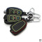 Funda protectora de cuero para llaves Ford Compreso moschettone (LEK21-F4)