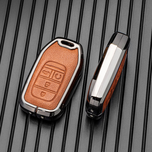 Coque de clé de voiture compatible avec Honda clés inkl. Schlüsselanhänger (HEK58-H23)