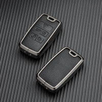 Coque de clé de voiture compatible avec Land Rover, Jaguar clés inkl. Schlüsselanhänger (HEK58-LR1)