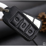 Leder Schlüssel Cover passend für Volkswagen Schlüssel V5
