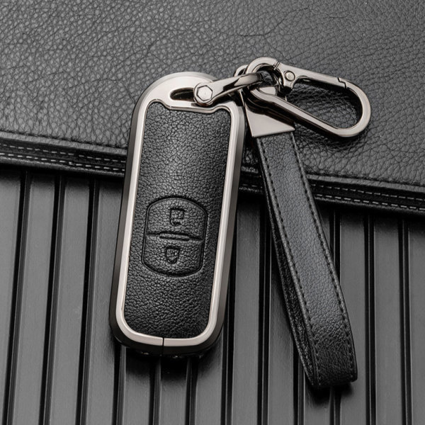 kwmobile Schlüsseltasche Autoschlüssel Hülle für Mazda, Schlüsselhülle  Silikon Case Schlüssel Cover, KOMPATIBEL MIT: passend für Mazda 3-Tasten  Smart Autoschlüssel