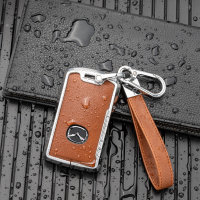 Key case cover FOB for Mazda keys incl. keychain (HEK58-MZ5)