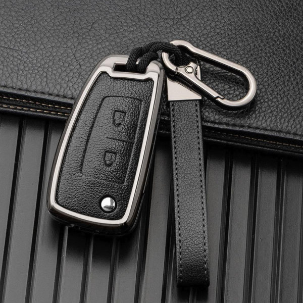 Coque de clé de voiture compatible avec Nissan clés inkl. Schlüsselanhänger (HEK58-N1)