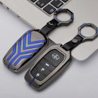 Aluminum key fob cover case fit for Toyota T3, T4 remote key