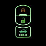 Leder Schlüssel Cover passend für Mazda Schlüssel braun LEUCHTEND! LEK2-MZ2-2