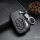 Coque de clé de voiture en cuir compatible avec Audi clés inkl. Karabiner in der passenden Farbe (LEK18-AX2)