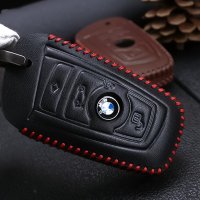 Coque de protection en cuir pour voiture BMW clé télécommande B4, B5