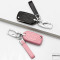 BLACK-ROSE Leder Schlüssel Cover für Volkswagen, Skoda, Seat Schlüssel  LEK4-V2