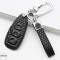 BLACK-ROSE Leder Schlüssel Cover für Ford Schlüssel  LEK4-F5