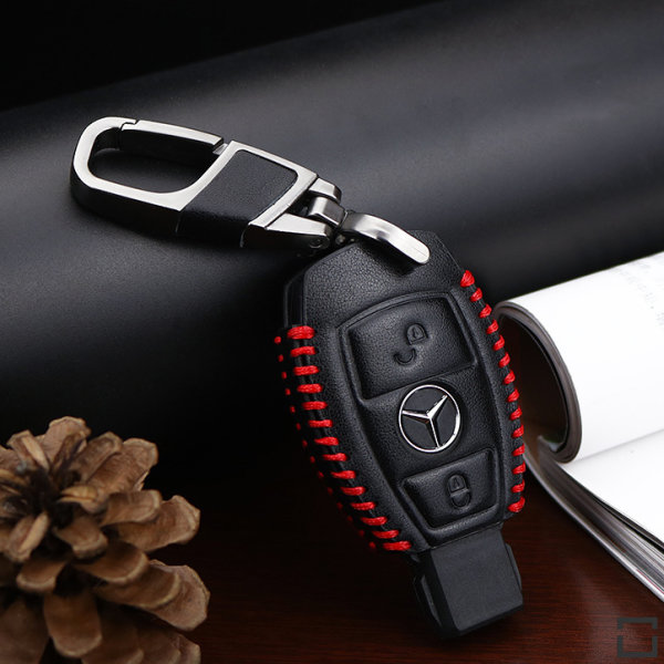 Leder Schlüssel Cover passend für Mercedes-Benz Schlüssel M6, 11,95 €