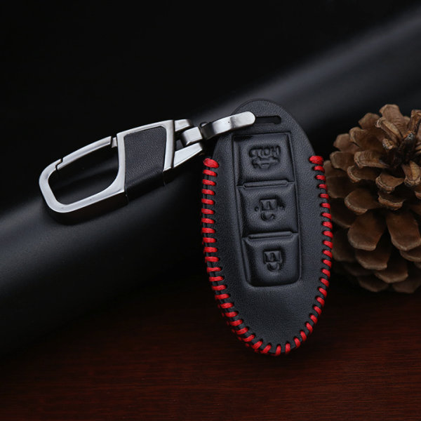 Leder Schlüssel Cover passend für Nissan Schlüssel N6