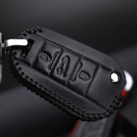 Leder Schlüssel Cover passend für Citroen, Peugeot Schlüssel C3, P3