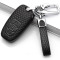 BLACK-ROSE Leder Schlüssel Cover für Audi Schlüssel  LEK4-AX4