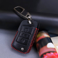 Leather key fob cover case fit for Volkswagen V3X remote key