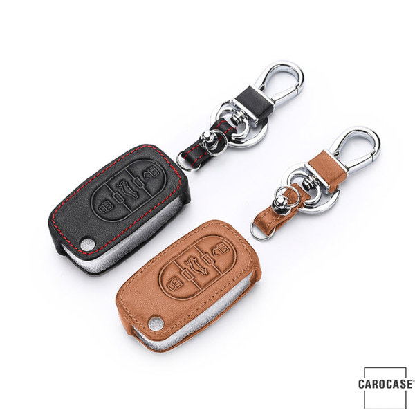 Leder Schlüssel Cover passend für Fiat Schlüssel FT1, 10,95 €
