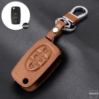 Leder Schlüssel Cover passend für Audi Schlüssel AX0