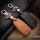 Leder Schlüssel Cover passend für Audi Schlüssel AX6