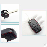 Leder Schlüssel Cover passend für Audi Schlüssel AXN