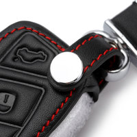 Leather key fob cover case fit for Fiat FT1 remote key