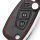 Leder Schlüssel Cover passend für Fiat Schlüssel FT1