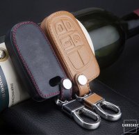 Leather key fob cover case fit for Jeep, Fiat J6 remote key