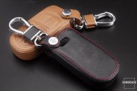 Leather key fob cover case fit for Jeep, Fiat J6 remote key