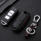 Leather key fob cover case fit for Mazda MZ1, MZ2 remote key black