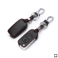 Leather key fob cover case fit for Mercedes-Benz M1 remote key