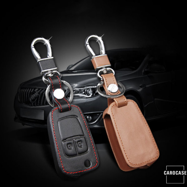 Coque de protection en cuir pour voiture Opel clé télécommande OP5