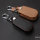 Leather key fob cover case fit for Opel, Citroen, Peugeot P3 remote key