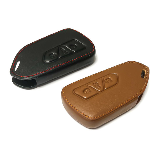 Coque de protection en cuir pour voiture Volkswagen clé télécommande V11