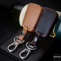 Leather key fob cover case fit for Volkswagen, Audi, Skoda, Seat V3 remote key