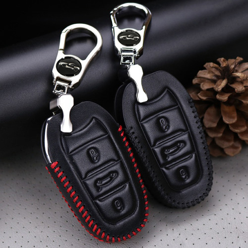 Leder Schlüssel Cover passend für Citroen, Peugeot Schlüssel C2, P2