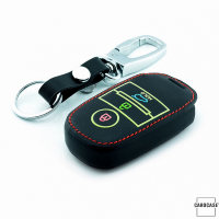 Leather key fob cover case fit for Kia K7 remote key