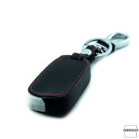 Coque de clé de Voiture en cuir compatible avec Opel clés inkl. Karabiner (LEK2-OP5)