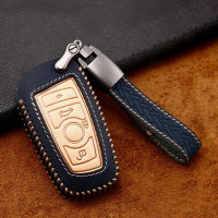 Premium Leather key fob cover case fit for BMW B4, B5...