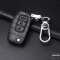 KROKO Leder Schlüssel Cover passend für Ford Schlüssel  LEK44-F1