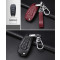 KROKO Leder Schlüssel Cover passend für Ford Schlüssel  LEK44-F2