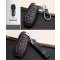 KROKO Leder Schlüssel Cover passend für Ford Schlüssel  LEK44-F3