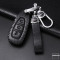 KROKO Leder Schlüssel Cover passend für Ford Schlüssel  LEK44-F5