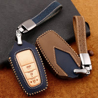 Premium Leather key fob cover case fit for Toyota T5, T6...