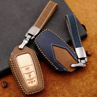 Premium Leather key fob cover case fit for Toyota T5, T6...