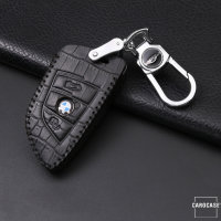 KROKO Leder Schlüssel Cover passend für BMW...