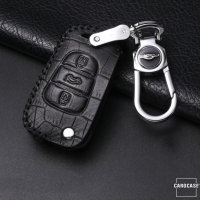 Coque de protection en cuir pour voiture Hyundai clé télécommande D5