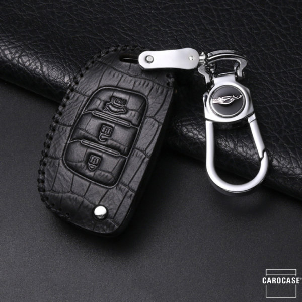 Cover Guscio / Copri-chiave Pelle compatibile con Hyundai D7